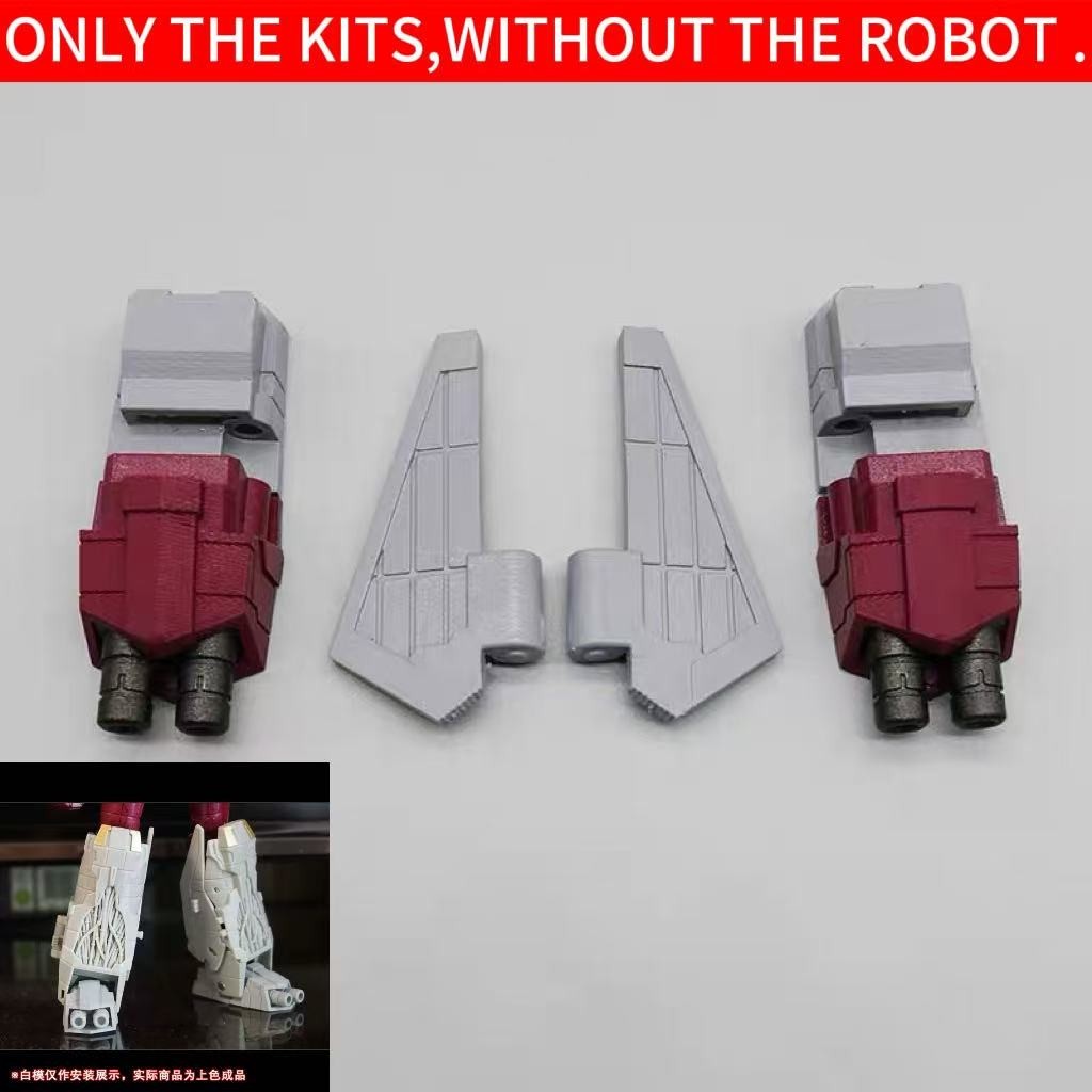For Transformers Legacy Vector Prime Calf Wing Foot Replacement Upgrade Kit