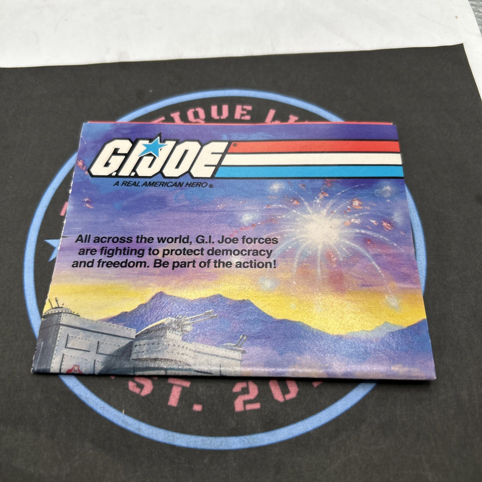 GI Joe ARAH. 1985 Missions. Order Form. Vehicle Insert