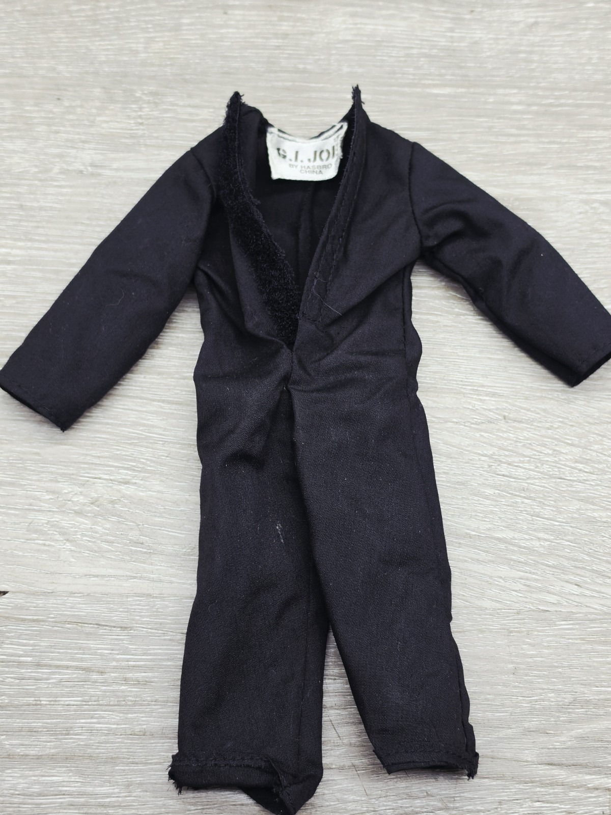 GI Joe 1/6 Scale BLACK JUMPSUIT 12&Prime; Action Figure Clothes Workwear Uniform