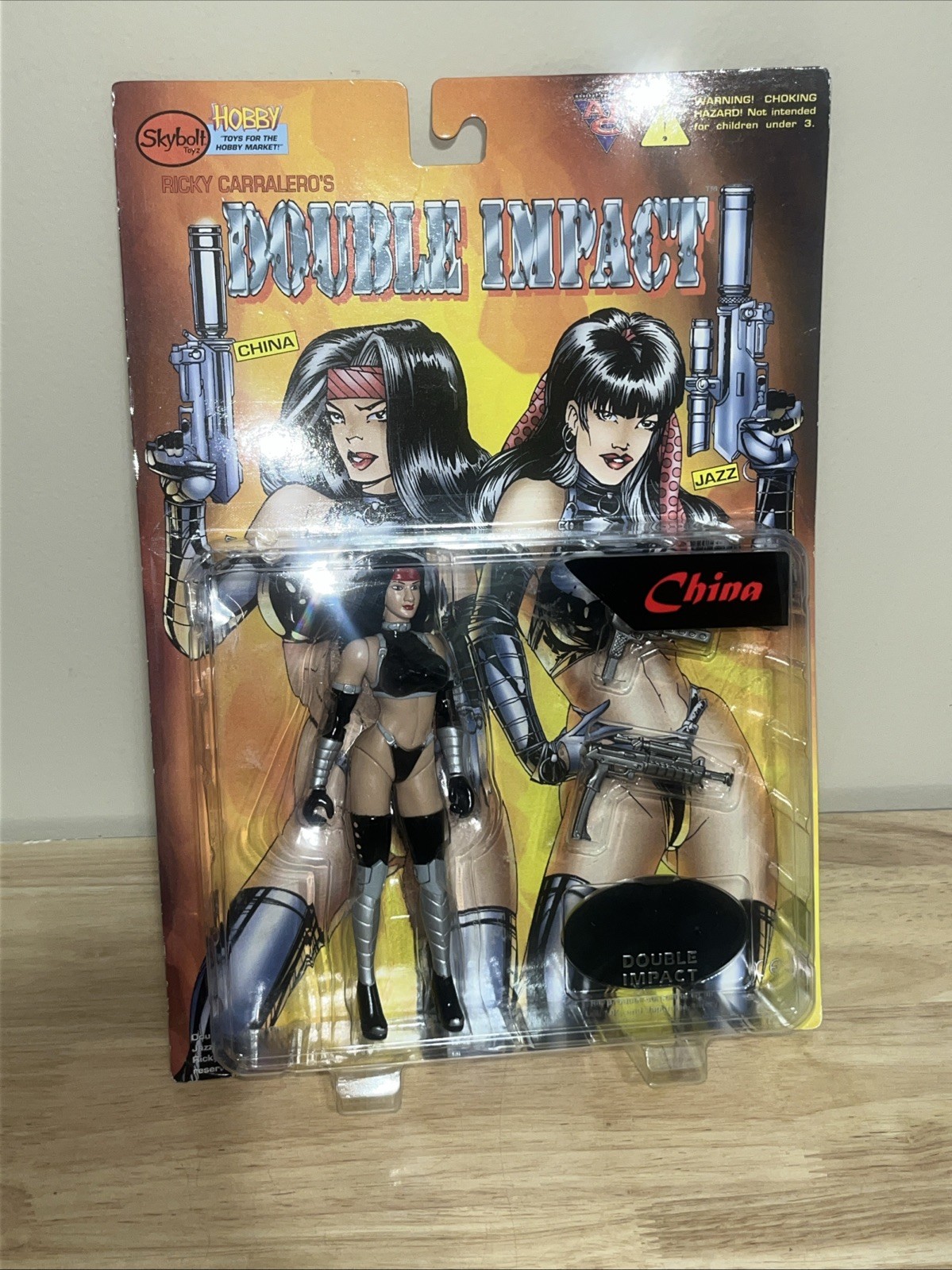 Skybolt 1998 Double Impact « China » Action Figure SEALED Rare
