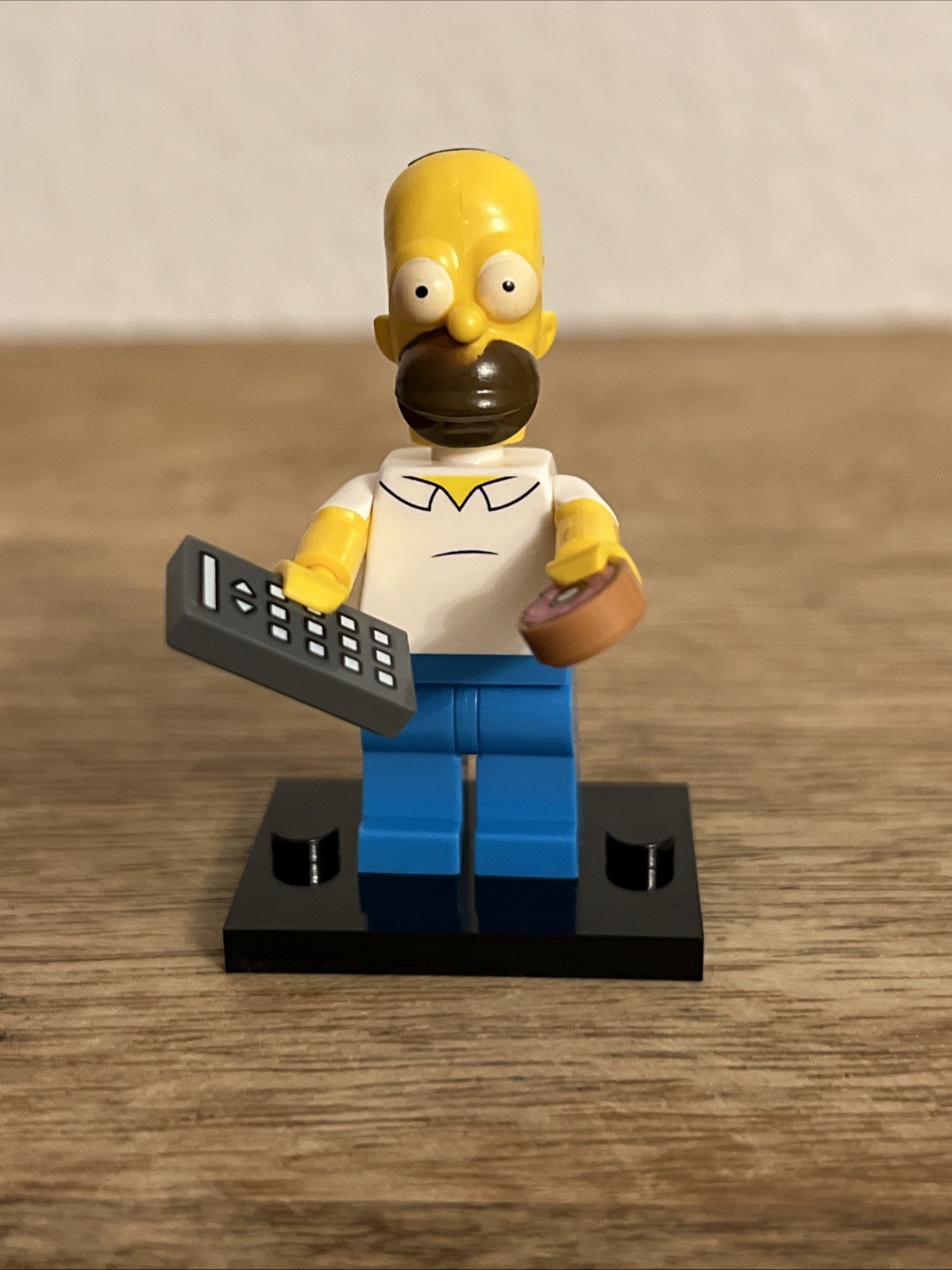 Homer Simpson The Simpsons Block Mini 2.5” Figure Abs Plastic Toy