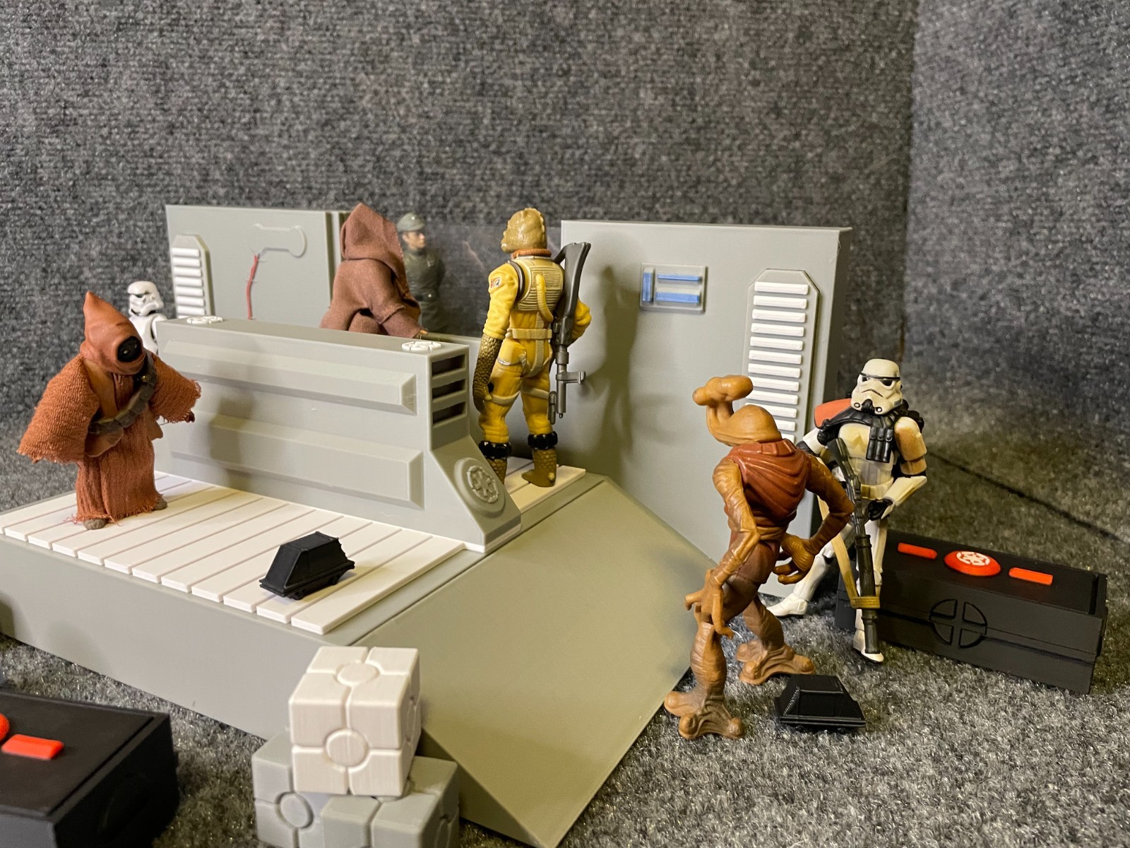 Custom made star wars Inspired 3.75 Imperial checkpoint