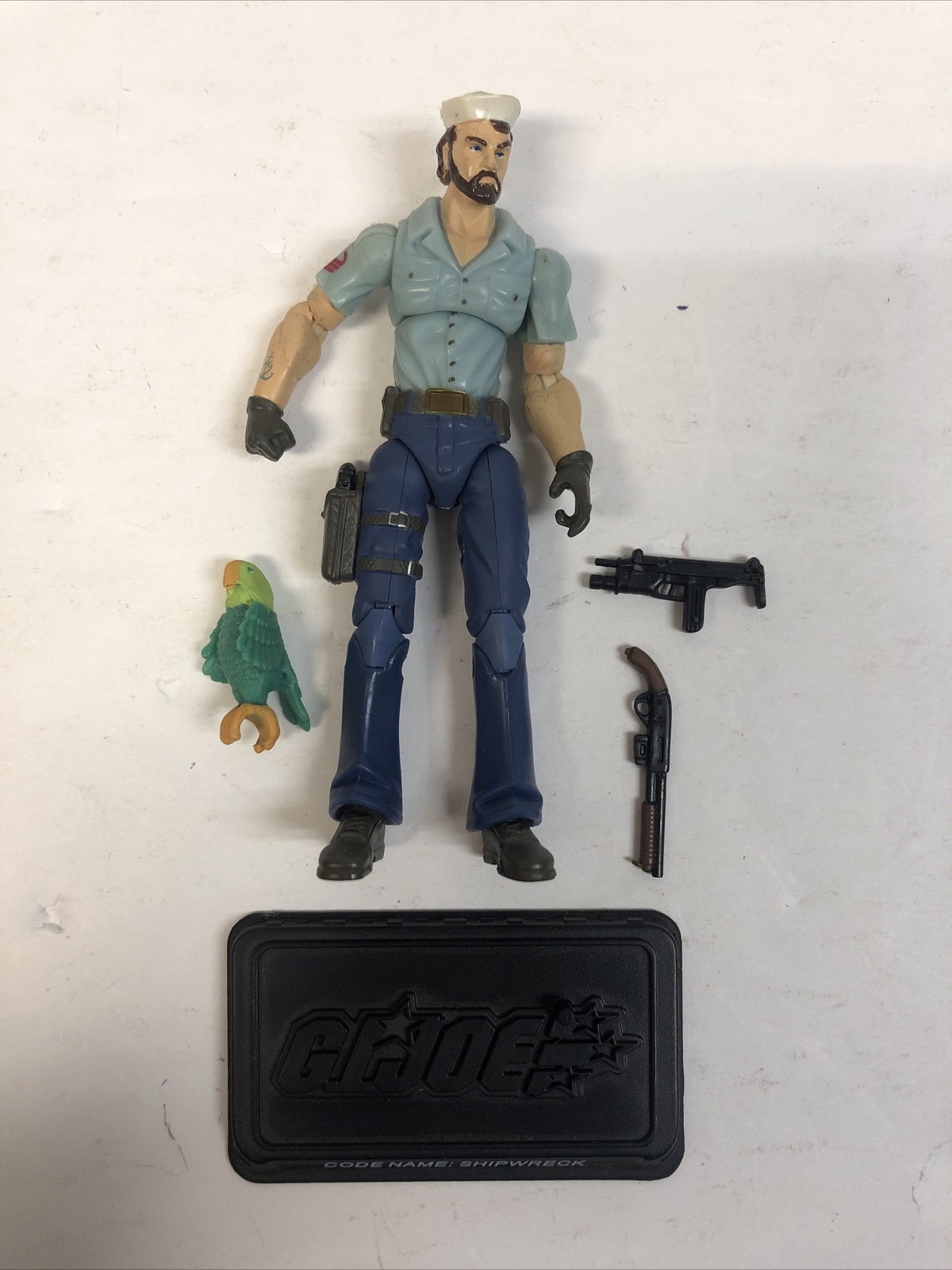 BIN H G.I. JOE ACTION FIGURE 2007 Shipwreck V11 Complete Mint