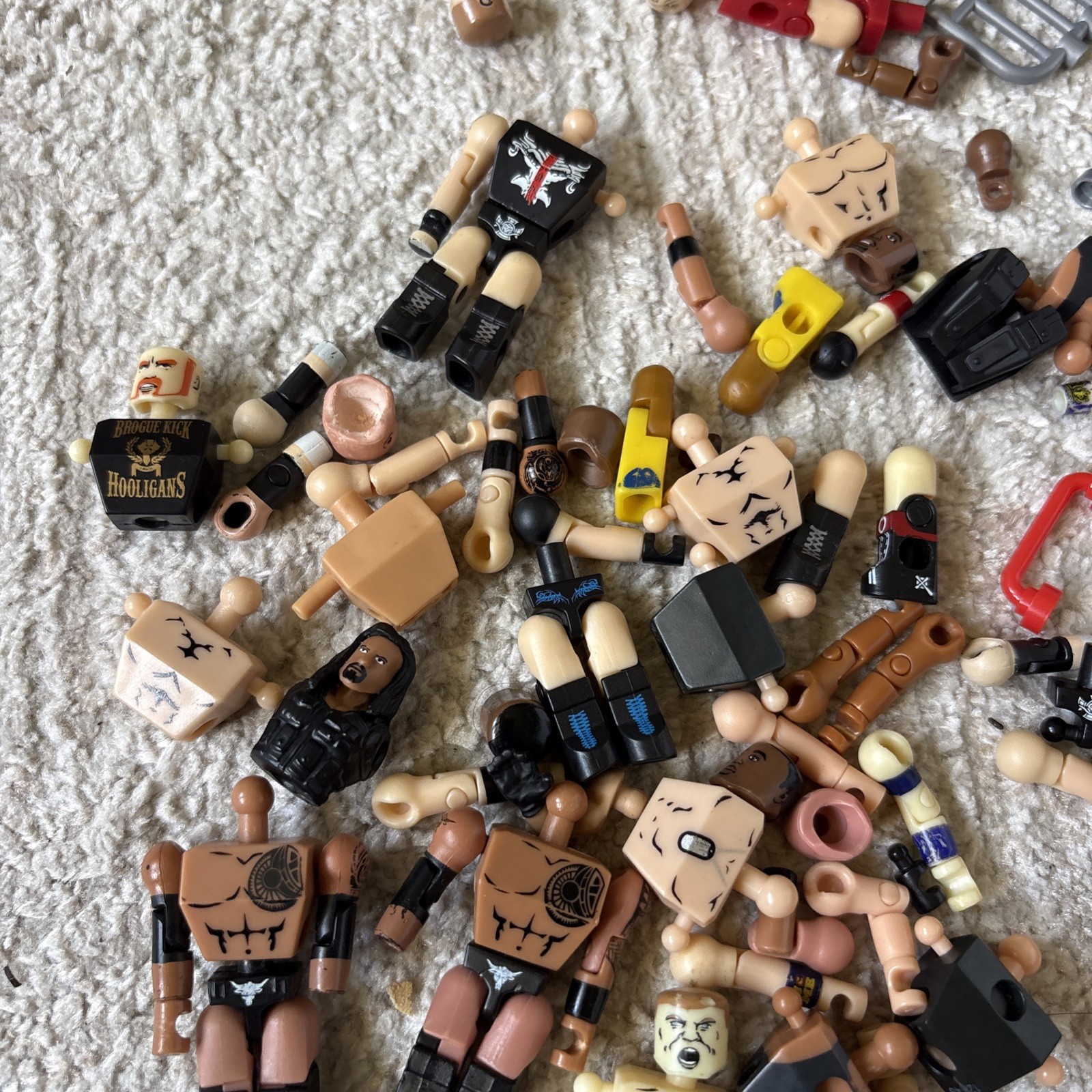 WWE C3 StackDown Mini Figure Lot The Rock John Cena Assorted Pieces