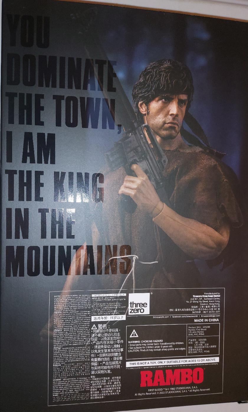 Threezero Three Zero Rambo First Blood 1/6 John Rambo Figure New USA