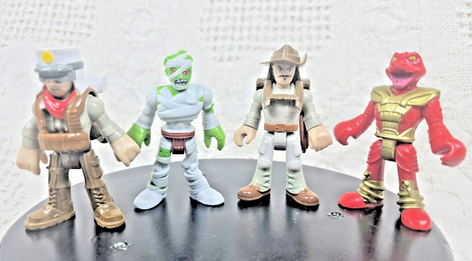 Imaginext Pyramid Temple Serpent Striker Mummy King Mummy Maker Camel Lot Tested