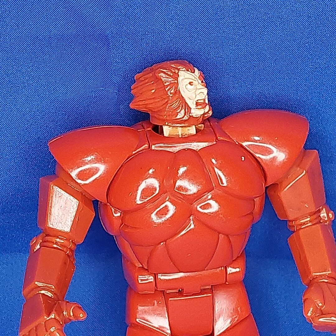 1986 Kenner Telepix Silverhawks MonStar Red Flip Head Posable Action Figure