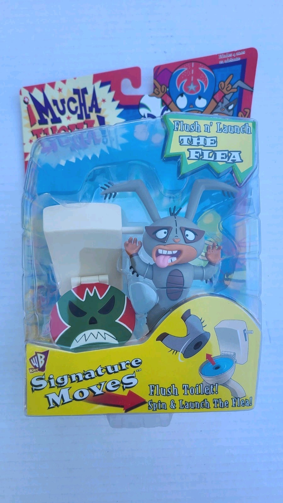 Mucha Lucha Cartoon Network Sealed Figure 2004 Jakks / Rare DUO Pack The Flea