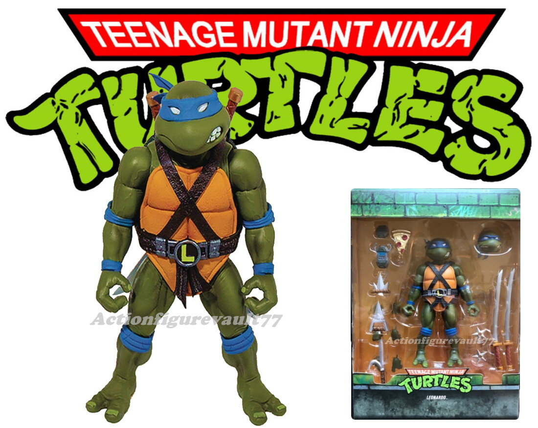 SUPER 7 Ninja Turtles TMNT Ultimates LEONARDO Raphael MICHELANGELO Donatello