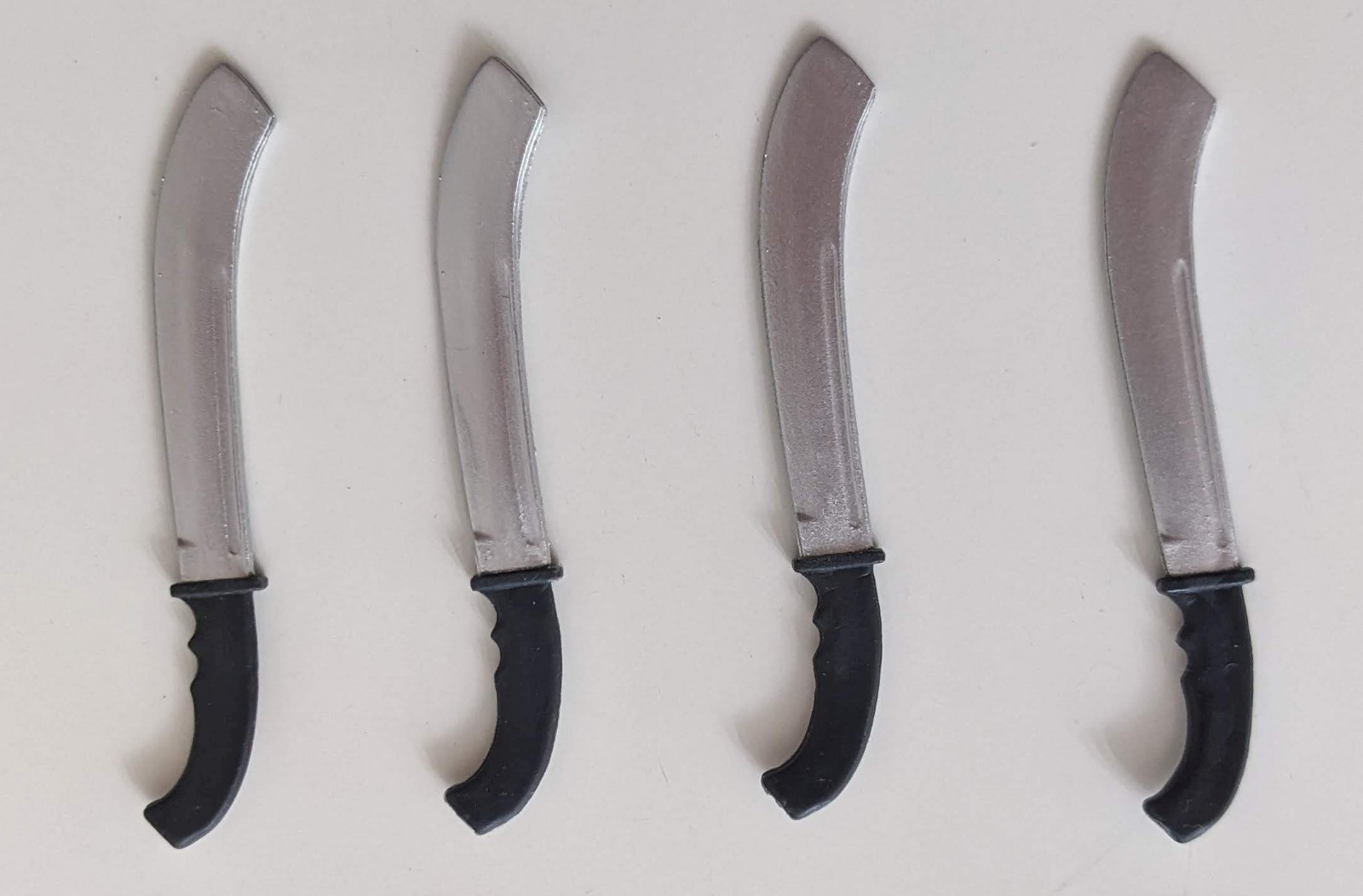 4x GI Joe Classified Zanya CURVED KNIFE MACHETTE Custom Fodder Marvel Legends