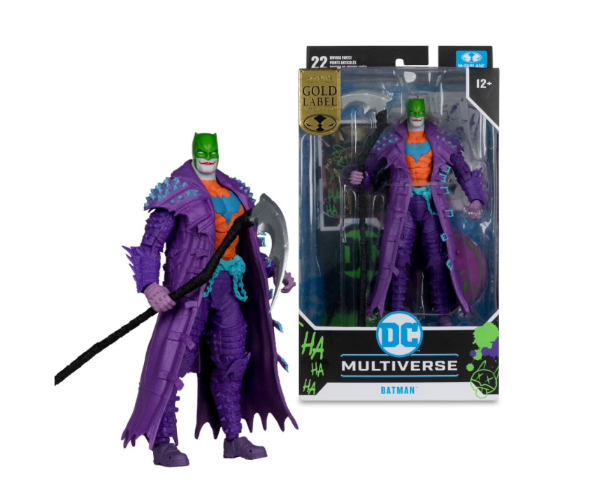 DC Multiverse Batman (Dark Nights: Death Metal) Jokerized Gold Label