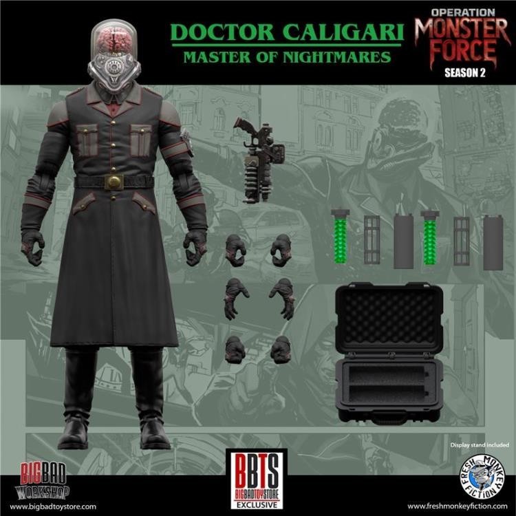 Operation Monster Force Doctor Caligari Exclusive Action Figure