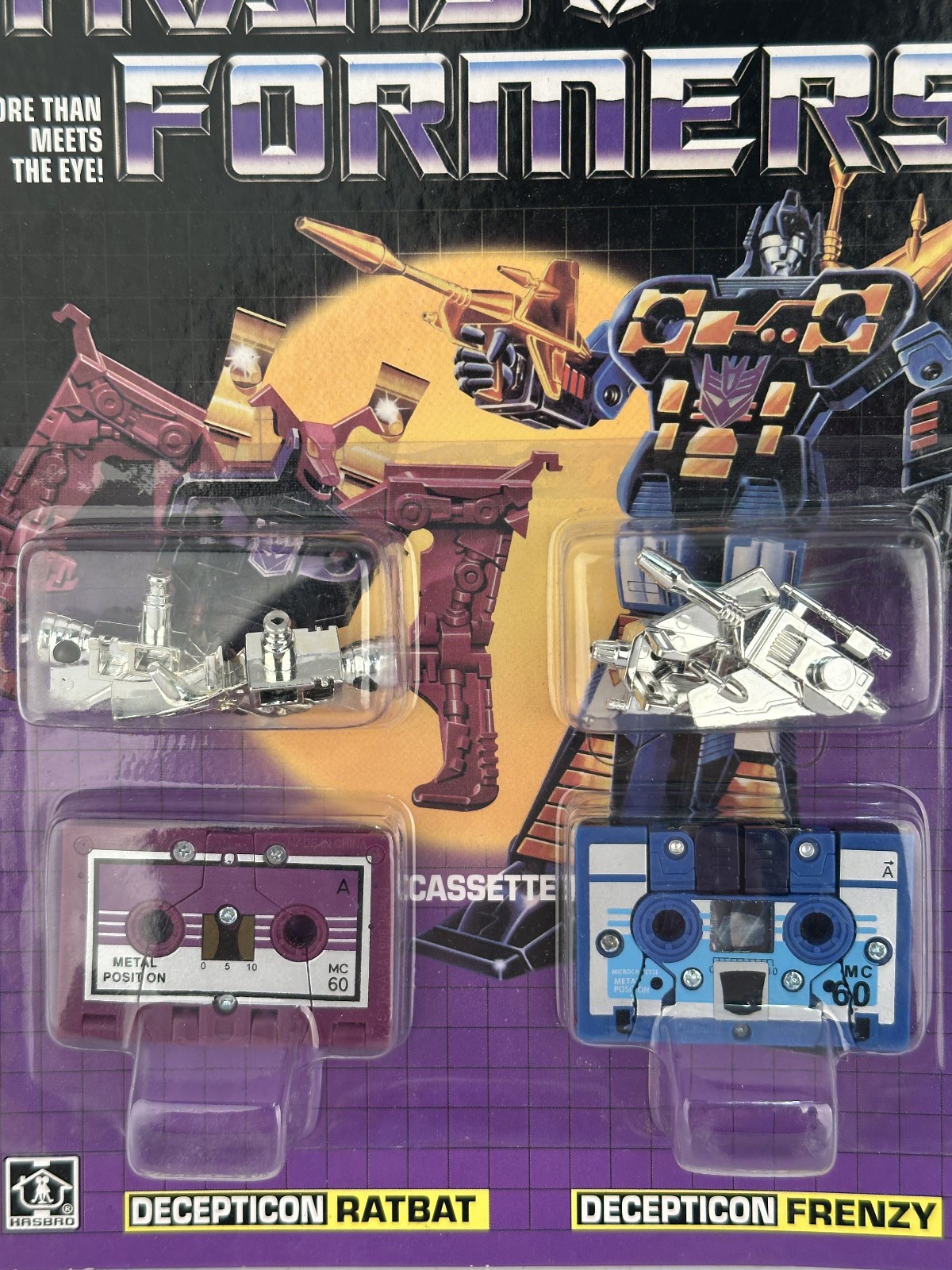 Transformers G1 Reissue Decepticons Ratbat & Blue Frenzy Action Figure Toys NEW
