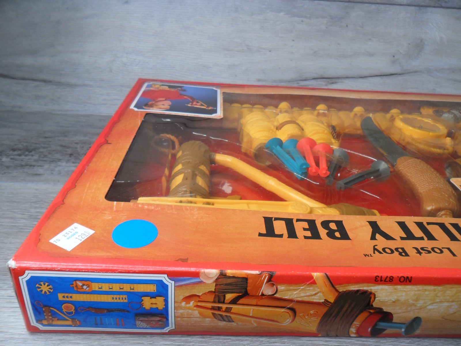 Hook ~ Lost Boy Utility Belt Captain Hook 1991 Mattel 8713 New Sealed RARE