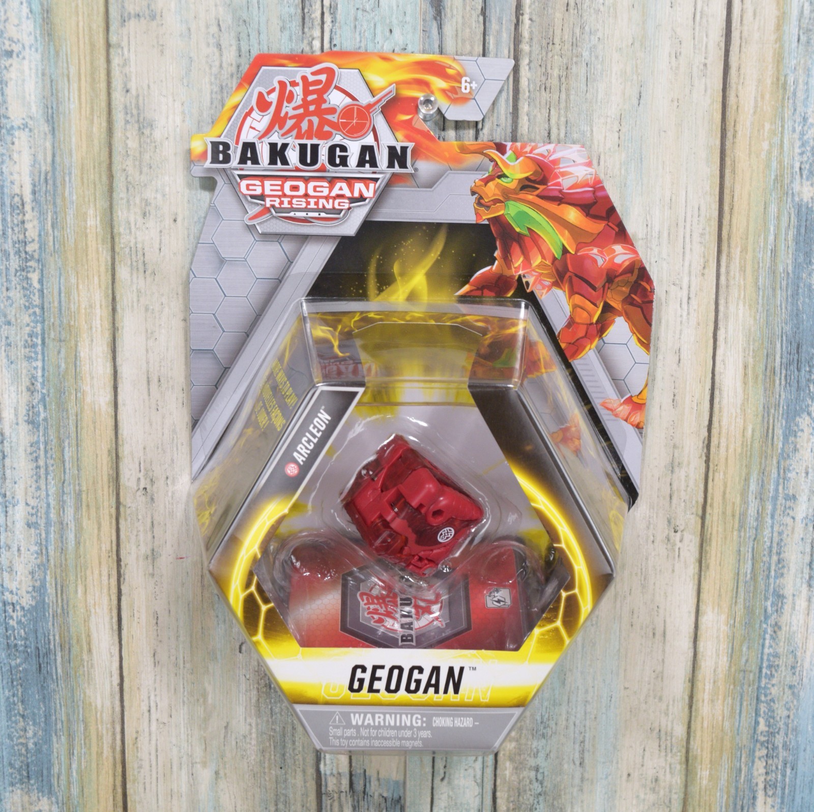 Bakugan Geogan Rising Arcleon Collectible Action Figure + Trading Card New