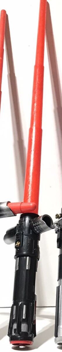 Hasbro Disney Star Wars Lightsaber Red Blue Light Up Kylo Ren