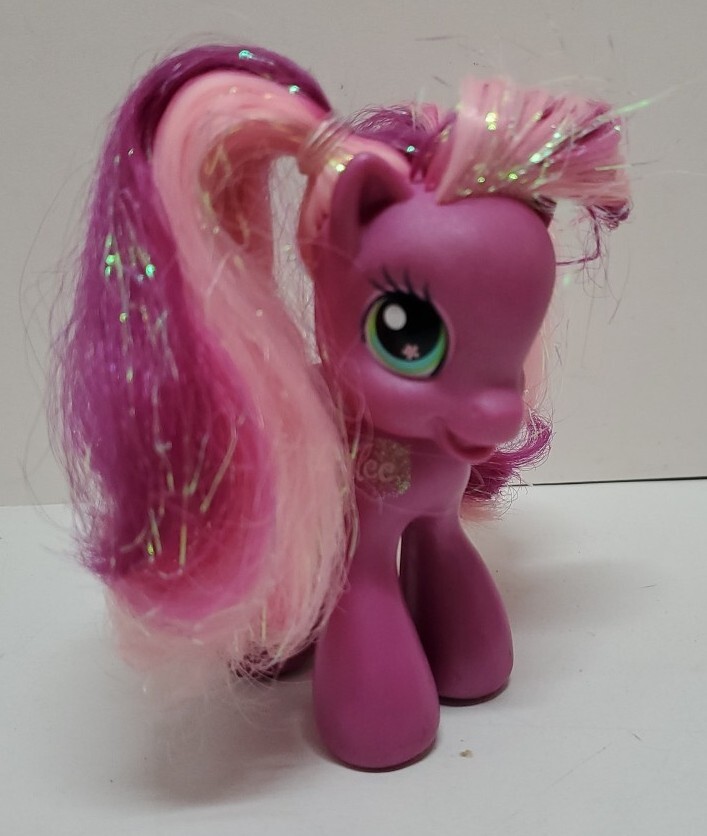 My Little Pony Cheerilee 2008 Purple Pink Flower Tattoo MLP