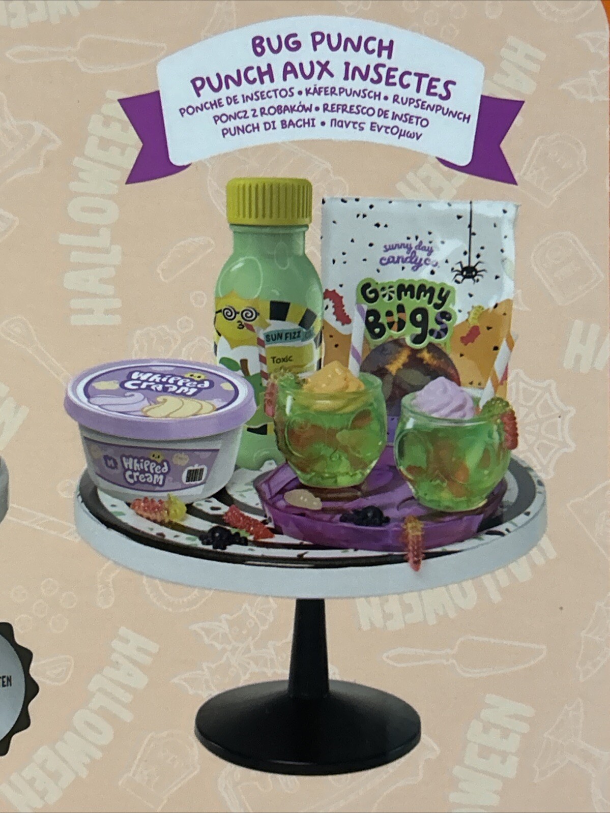 Miniverse Make It Mini Miniature Halloween 1 Bug Punch Cups Set