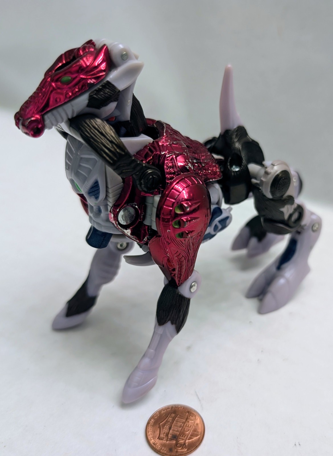 Transformers Beast Wars.RAMULUS.Transmetals 2.Deluxe Class.Figure.aka longhorn