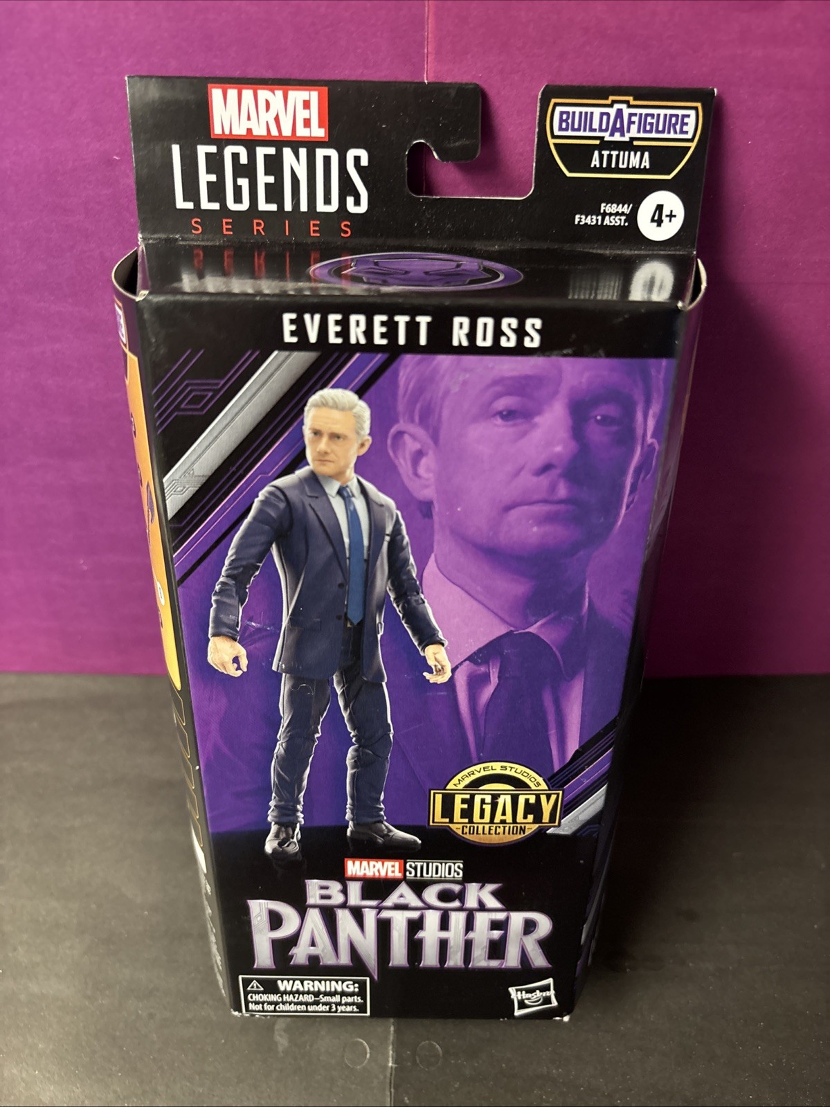 Marvel Legends Black Panther ATTUMA BAF WAVE EVERETT ROSS 6&Prime; FACTORY SEALED BOX!