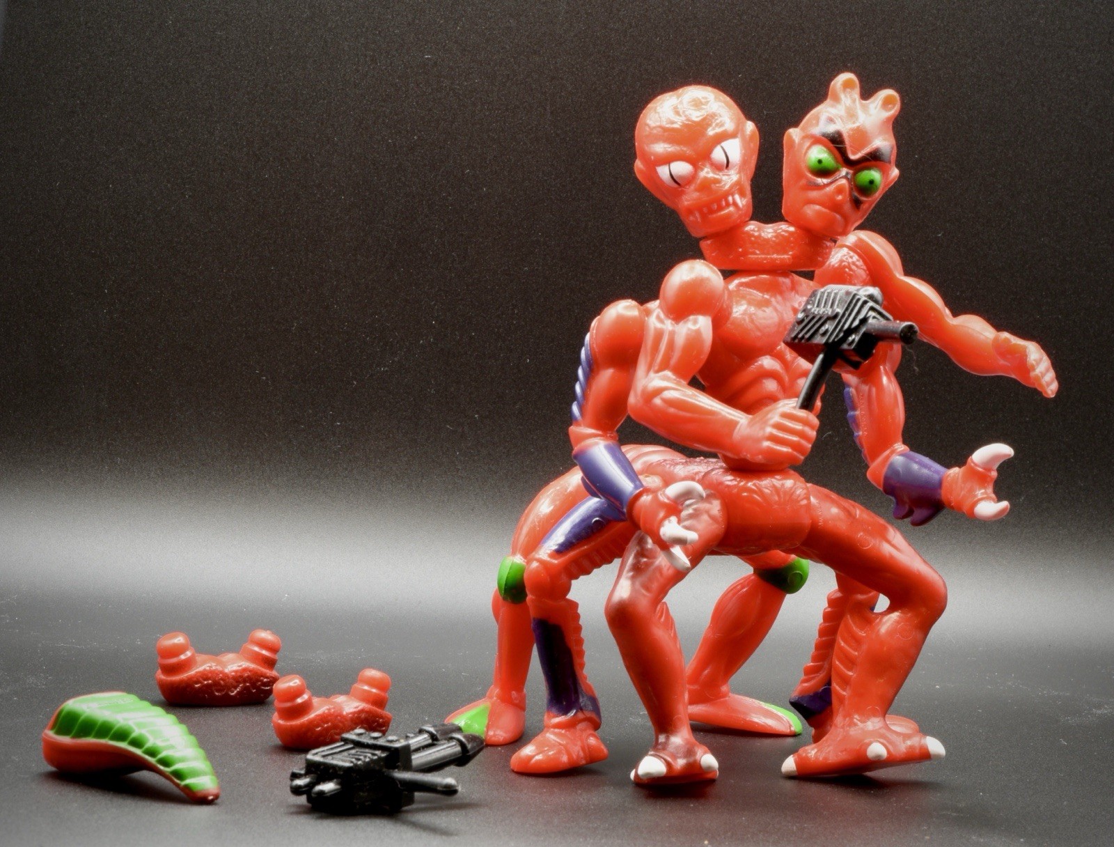 Vintage 1984/1985 Multi-Bot & Modulok MOTU Action Figures, Complete !!