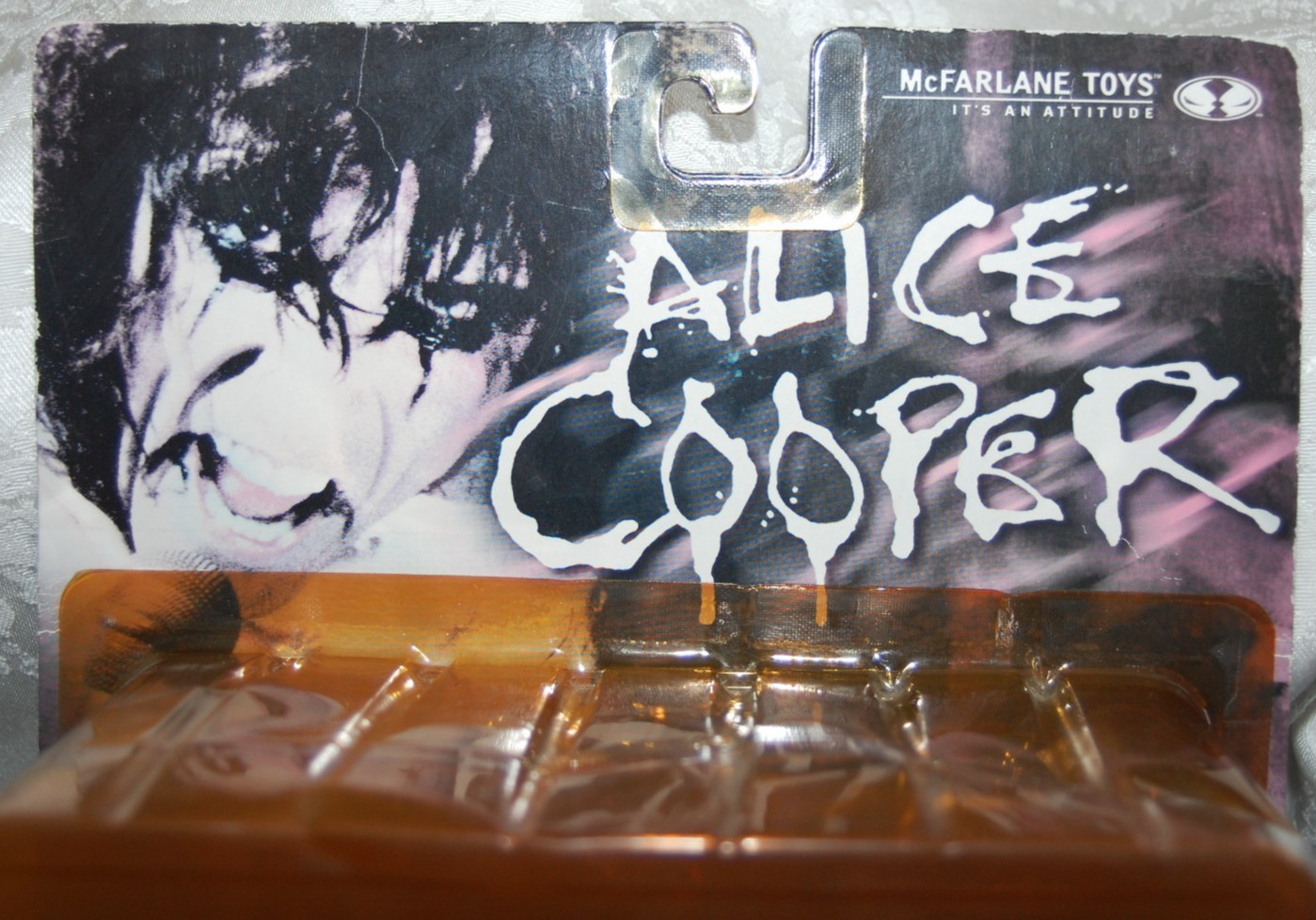 Alice Cooper Action Figure by McFarlane with Snake Sword Hat Bloody Head Diorama