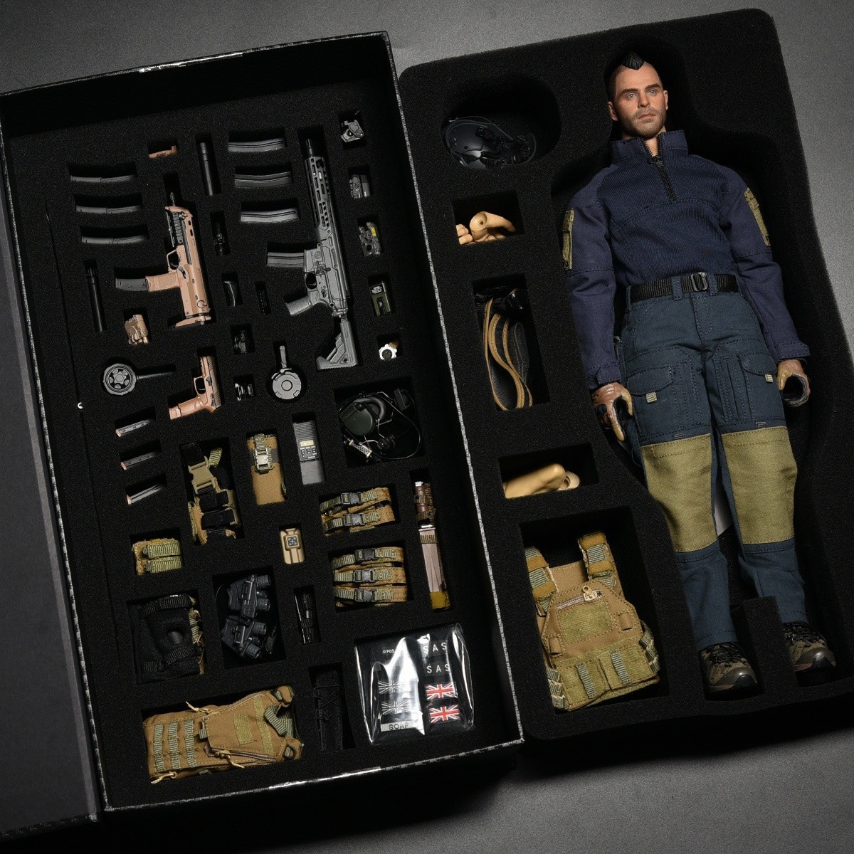 Easy&Simple COD Soldier BRAVO7-1 SAS Soap 1/6 scale Action Figure