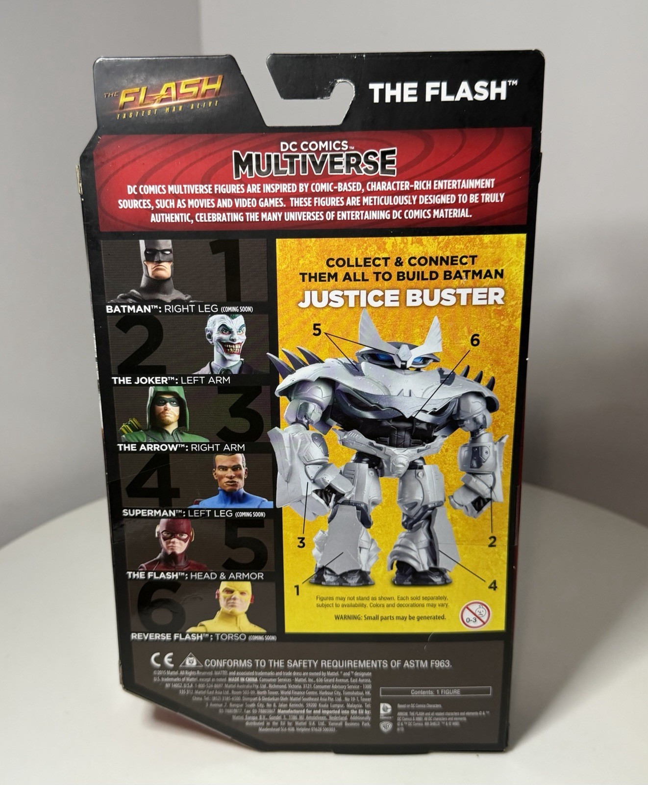 DC Comics Multiverse The Flash 6&Prime; Action Figure Justice Buster New & Protector