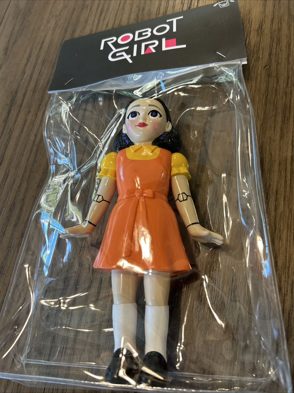 Awesome Toy Robot Girl Sofubi Soft Vinyl Designer Toy Art Kaiju Squid Game
