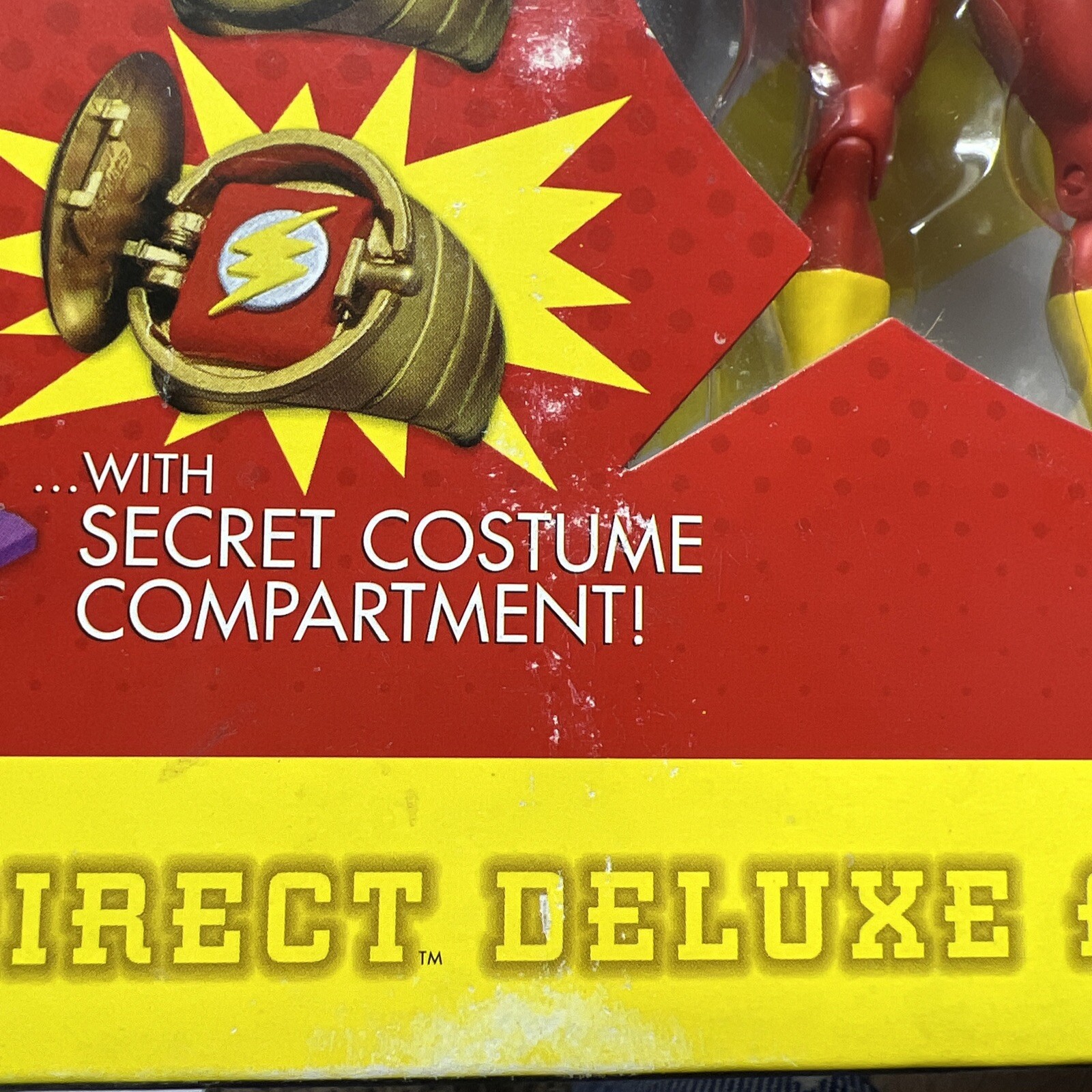 DC Direct Flash & Kid Flash Deluxe Action Figure boxed set w/ treadmill/ring