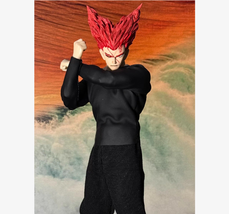 1/12 Custom Clothes Set For 6 » ONE PUNCH-MAN Garou Action Figure (No Figure)