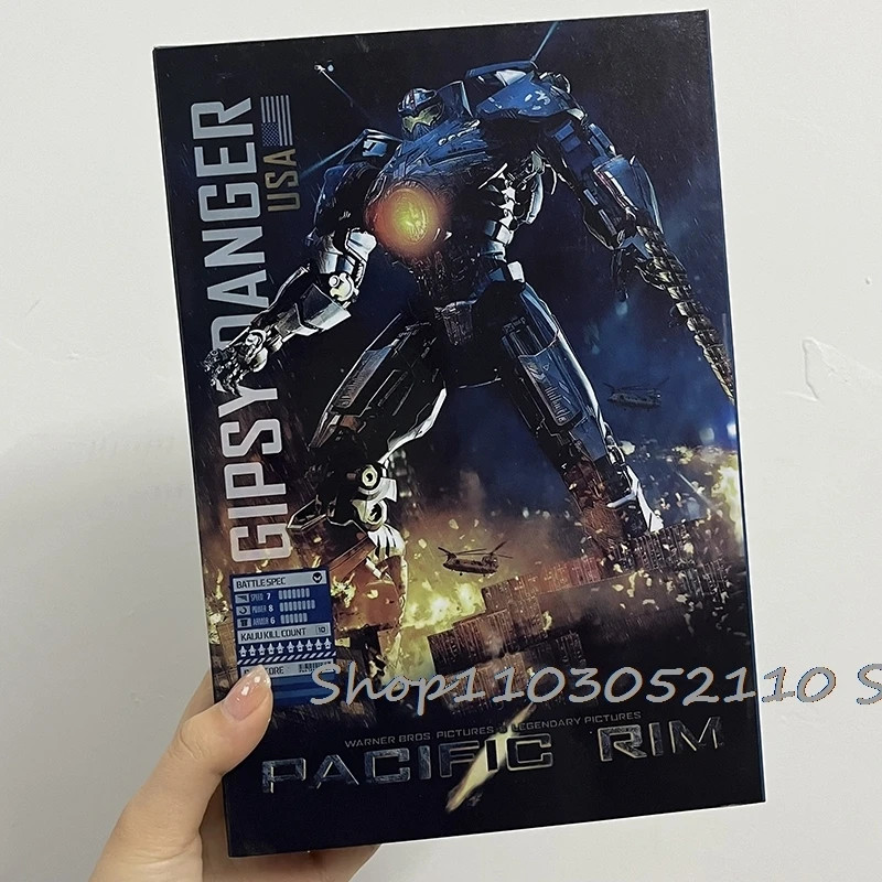 NECA Pacific Rim Gipsy Danger Obsidian Fury LED Mecha Action Figure New Toy Gift
