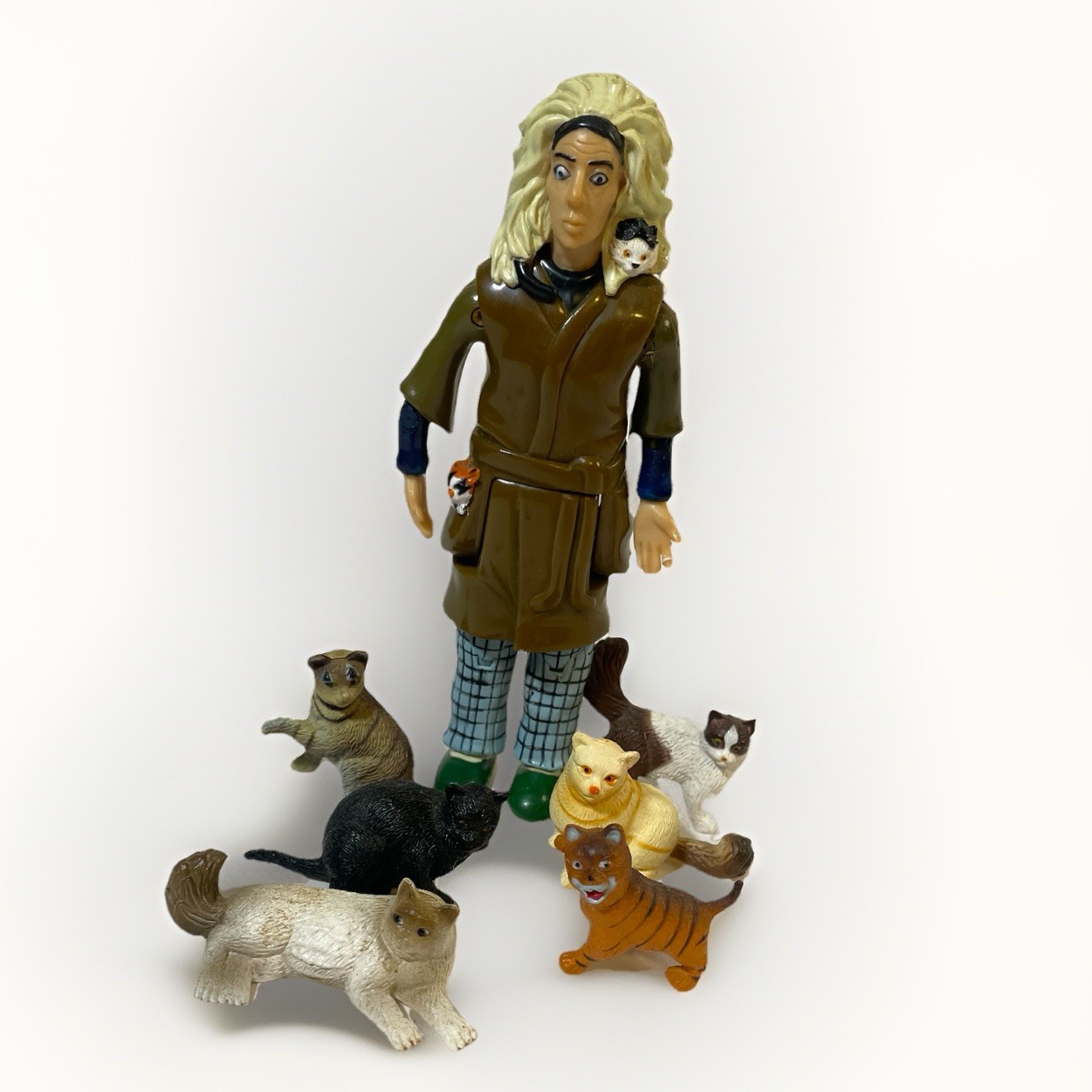 Crazy Cat Lady Action Figure Accoutrements 6 Cats