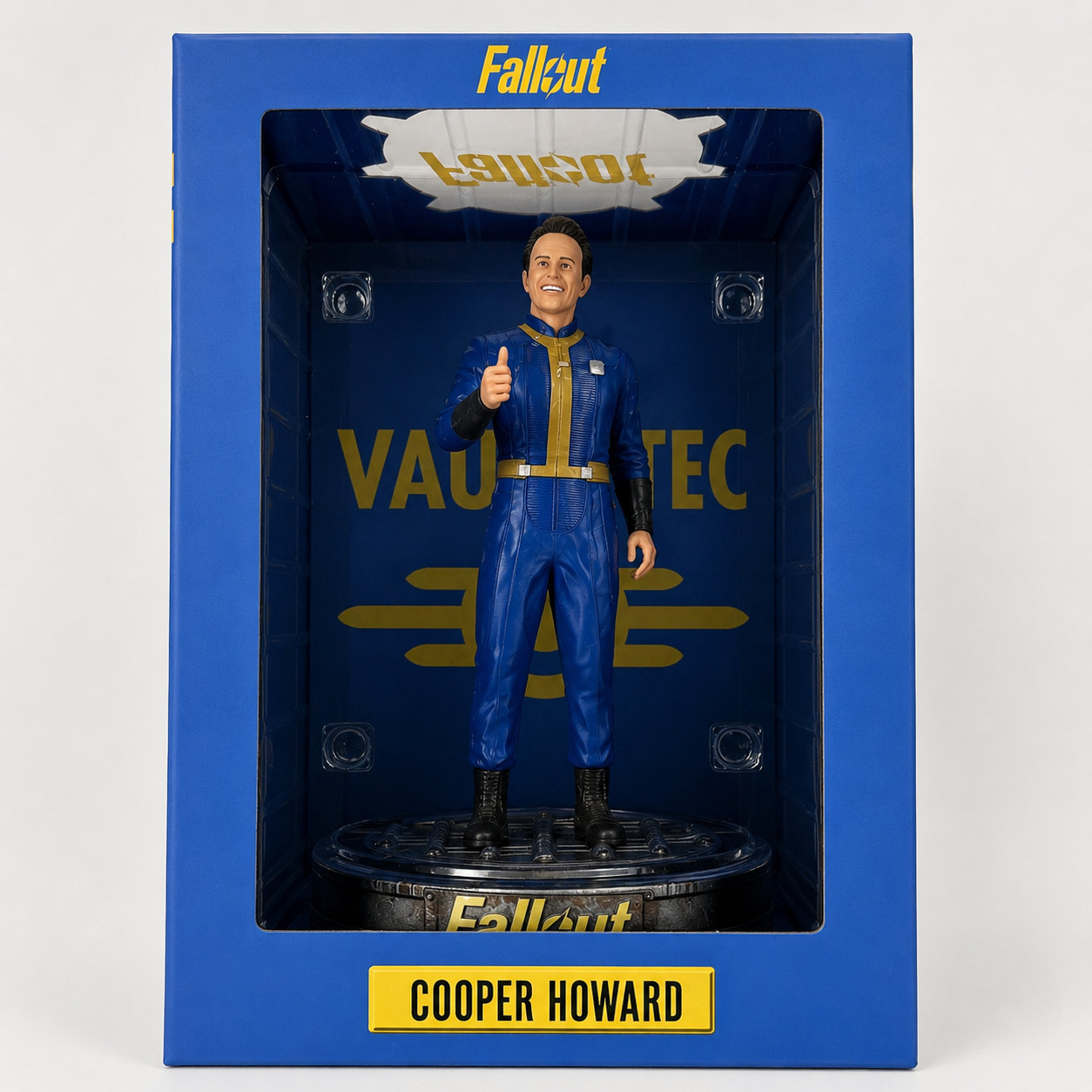 Fallout Vault-Tec 33 Cooper Howard Thumbs Up Statue Figure Rare NEW