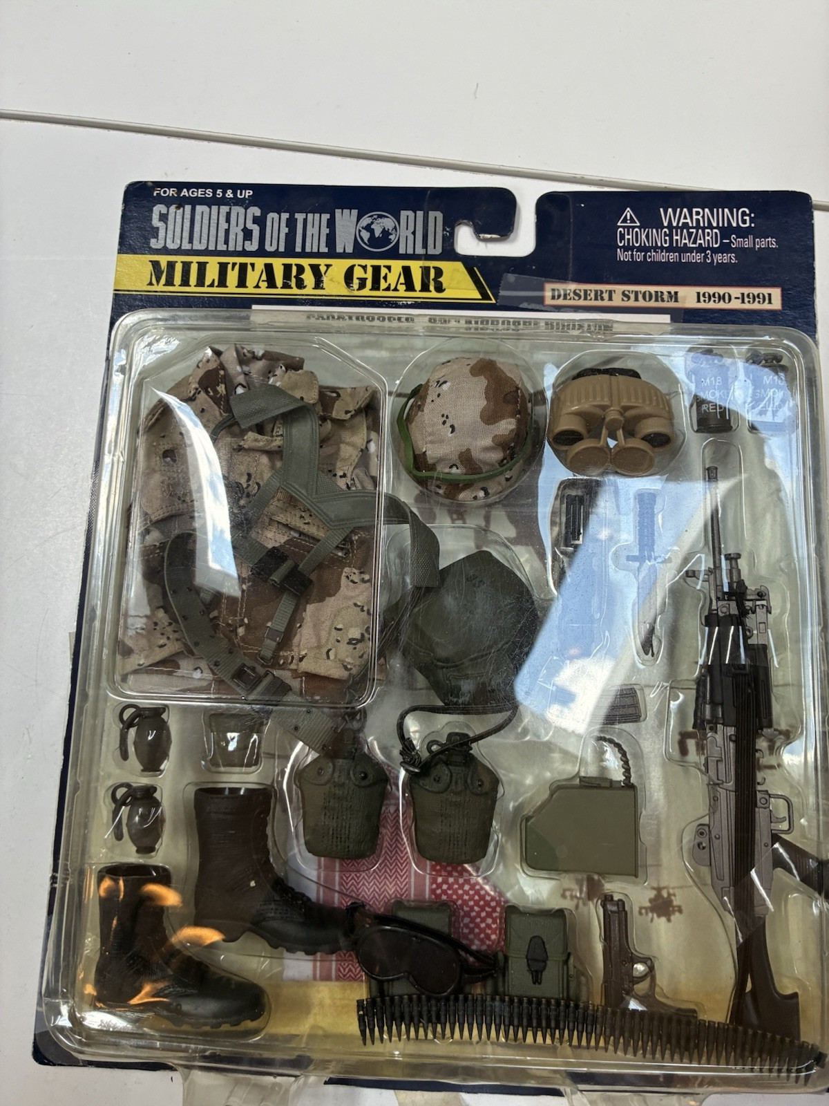 Soldiers of the World Desert Storm Military Gear 82nd Airborne Accessory Set 12”