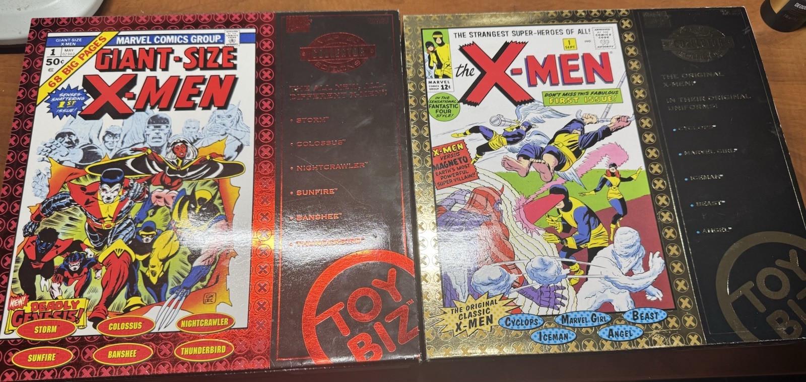Marvel X-MEN Collector Edition Figure Set Bundle 97-98 TOY BIZ Original & Giant
