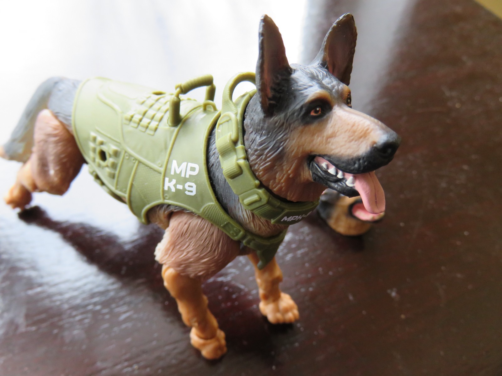 Hasbro GI JOE CLASSIFIED #157 Law & Order DOG w/Vest Head 6&Prime; CUSTOM FODDER Parts