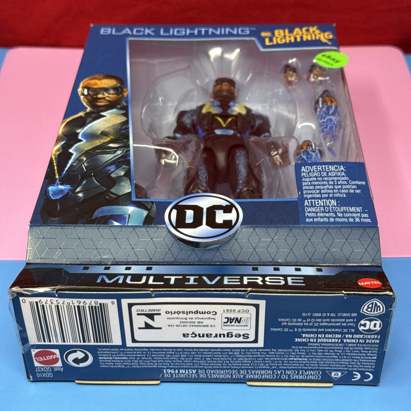 Mattel DC Multiverse BLACK LIGHTNING Connect Ninja Batman 6&Prime; Action Figure GDX10