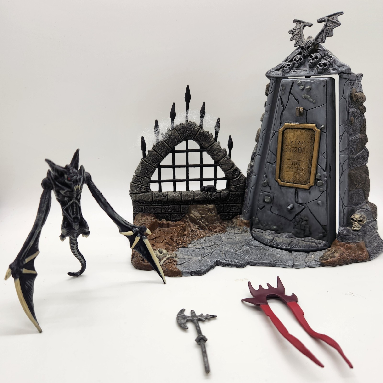 Dracula Playset 1997 Todd Mcfarlane&rsquo;s Monsters Incomplete