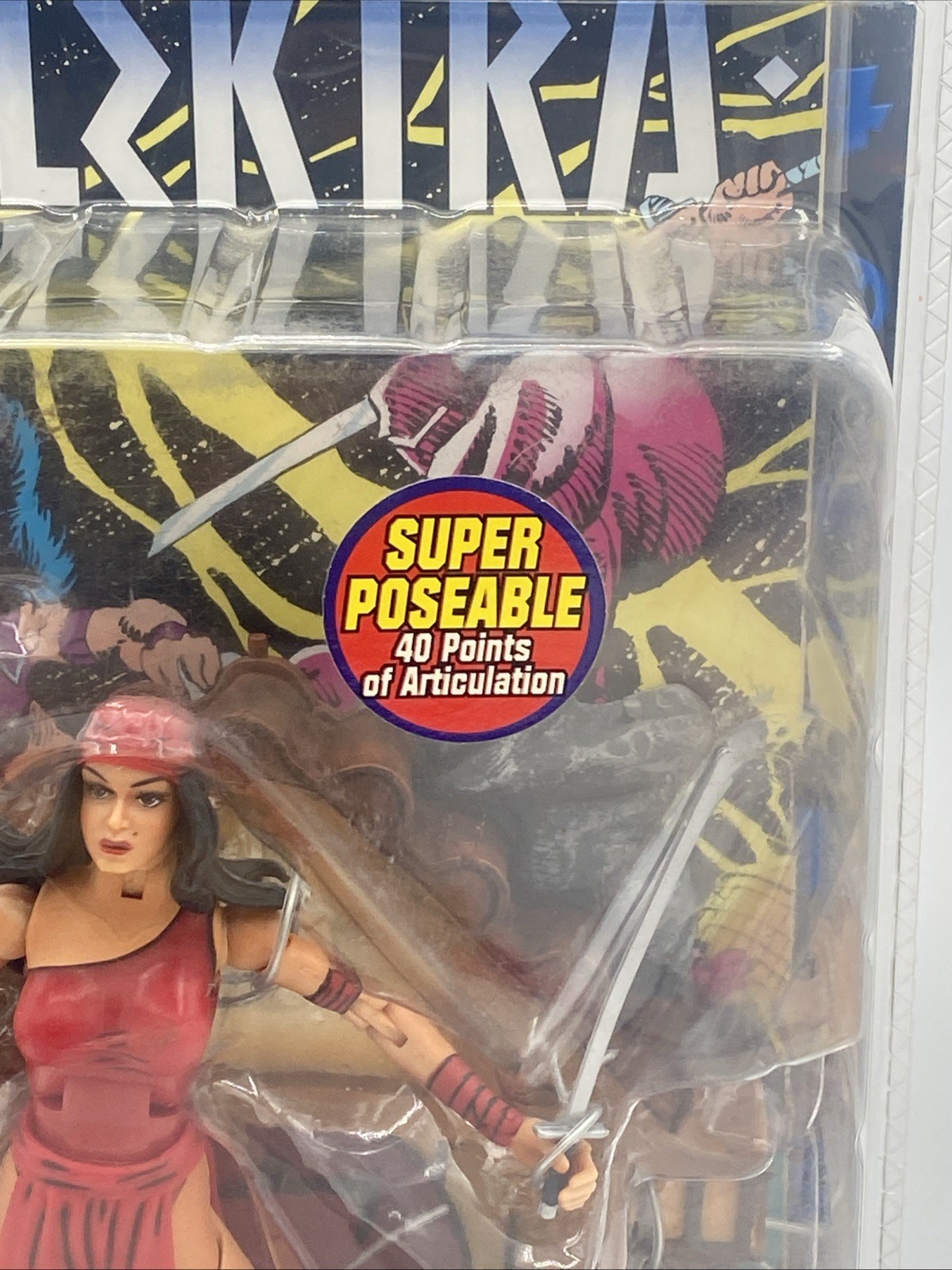 Marvel Legends ELEKTRA Action Figure & Comic Book Series 4 ToyBiz 2003 New Vtg