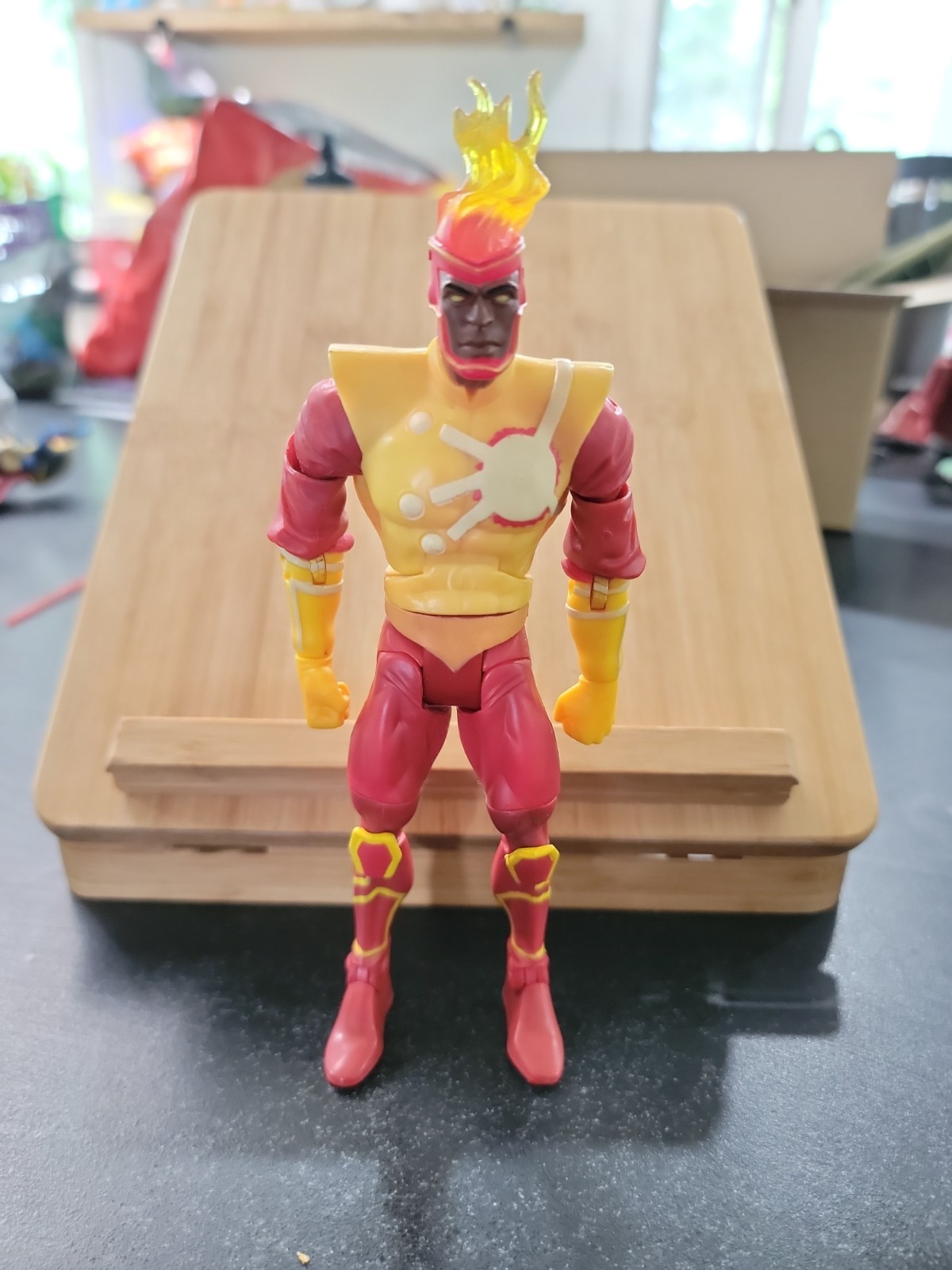 DCU CLASSICS FIRESTORM VARIANT 2008 ACTION FIGURE LOOSE Missing Accessories