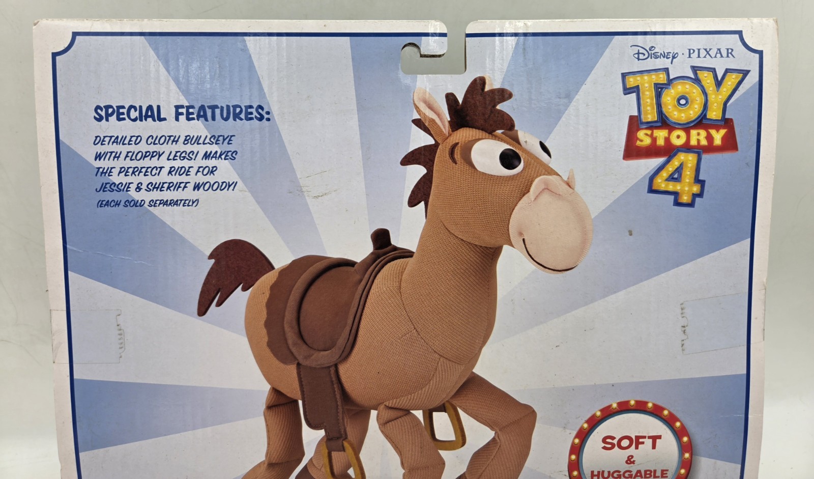 NEW! Toy Story 4 Bullseye Soft & Huggable Horse Walmart Exclusive Thinkway Toys