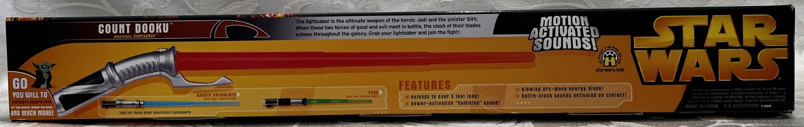 Star Wars Count Dooku Electronic Lightsaber Revenge of the Sith VHTF New Sealed