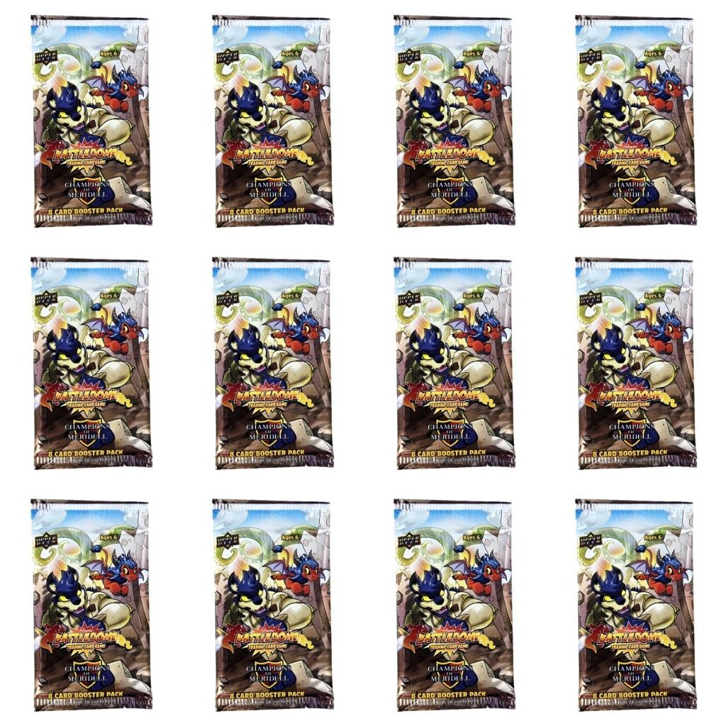 Neopets Battledome Card Game Champions Booster Pack – Lot of 12 Sealed Packs