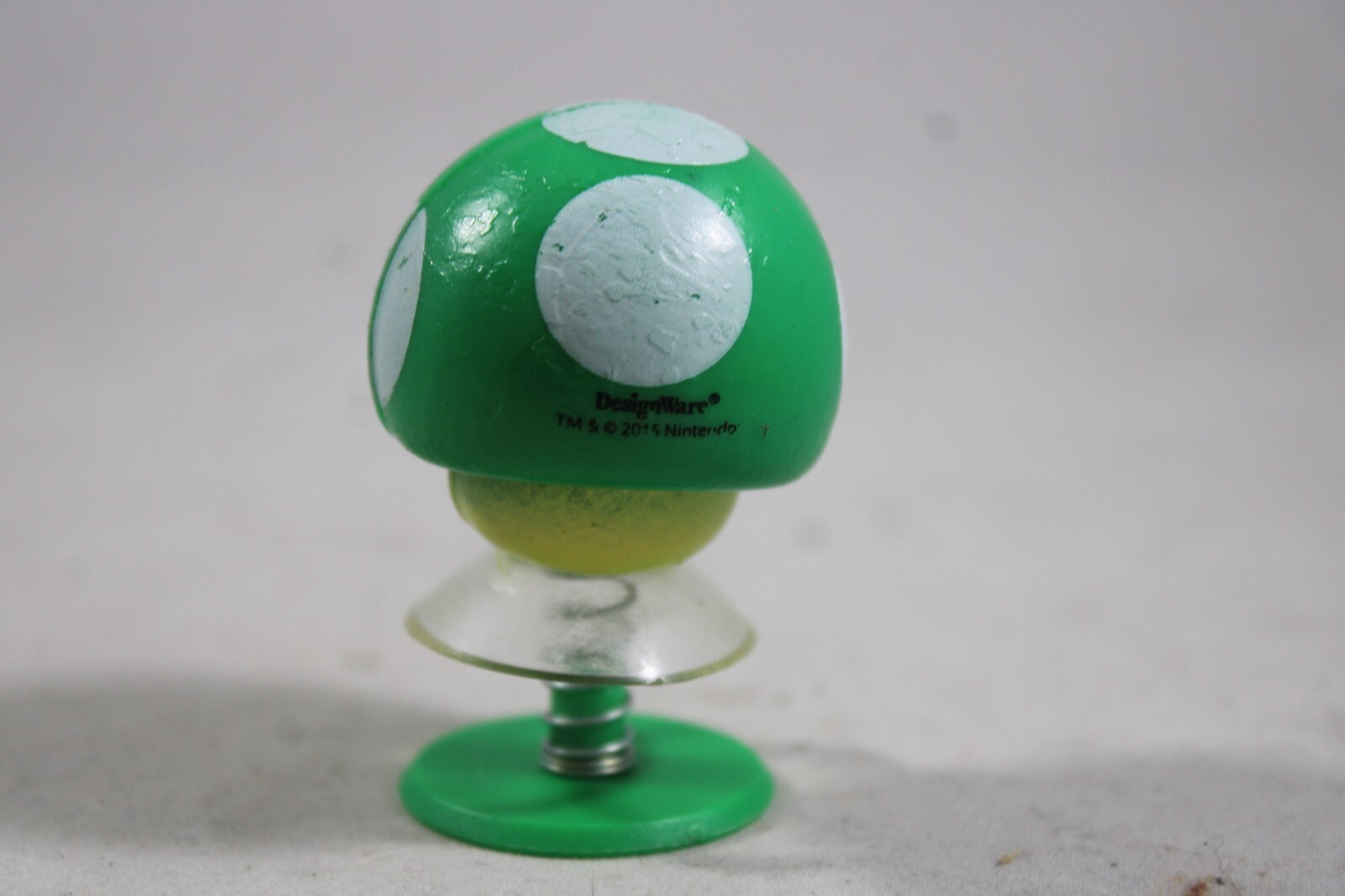 2015 Design Ware Nintendo Super Mario Bros. 1-Up Mushroom Pop Up 2&Prime; Figure