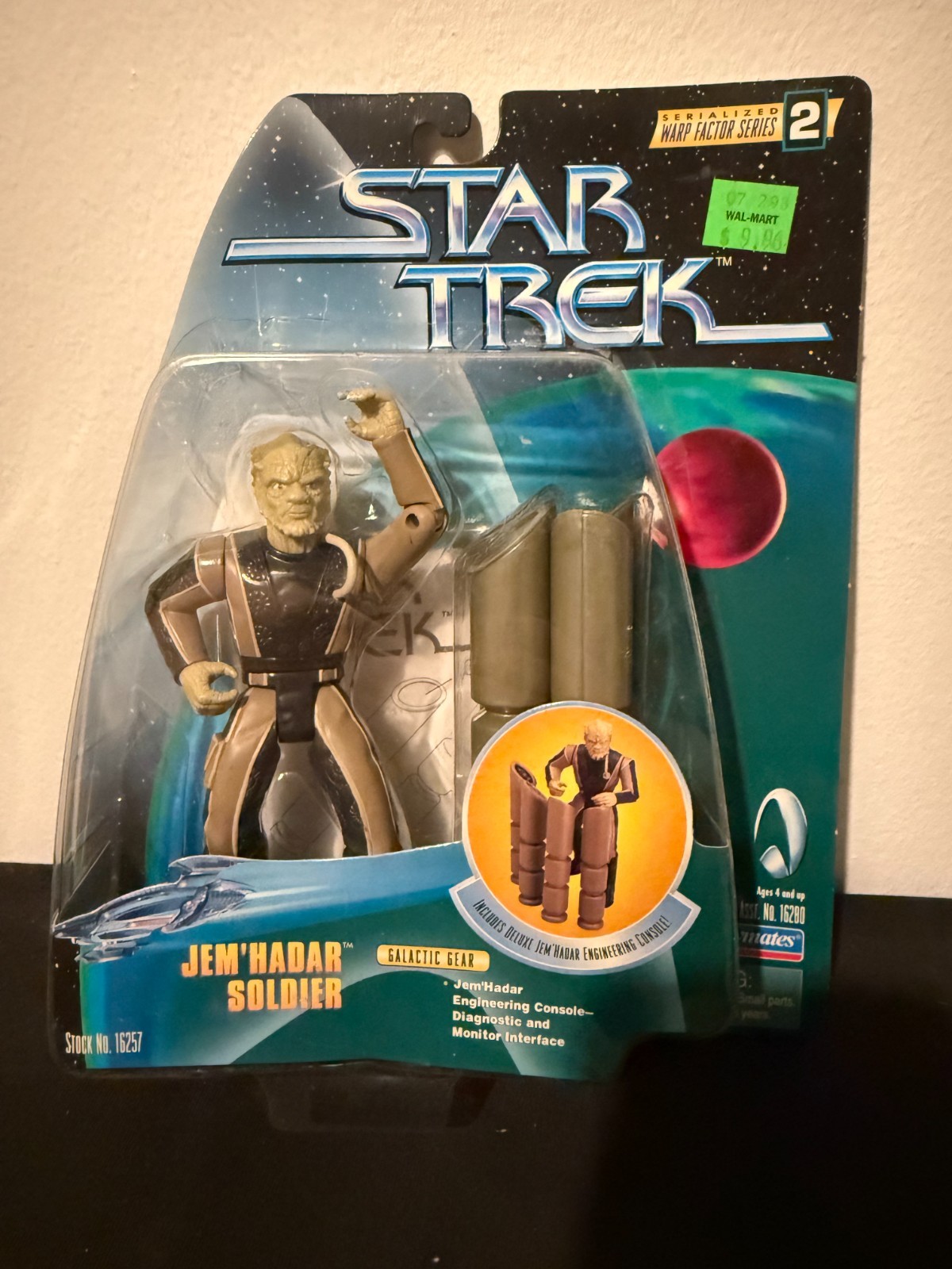Star Trek Serialized Warp Factor Series 2 Jem&rsquo;Hadar Soldier Playmates #16257 NIB