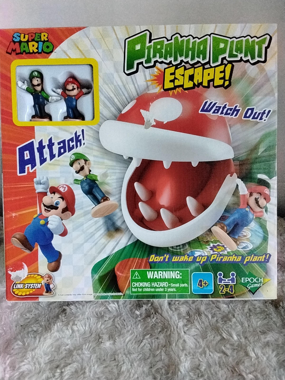 Super Mario Piranha Plant Escape! New. NRFB. Epoch Games. GREAT GIFT IDEA!