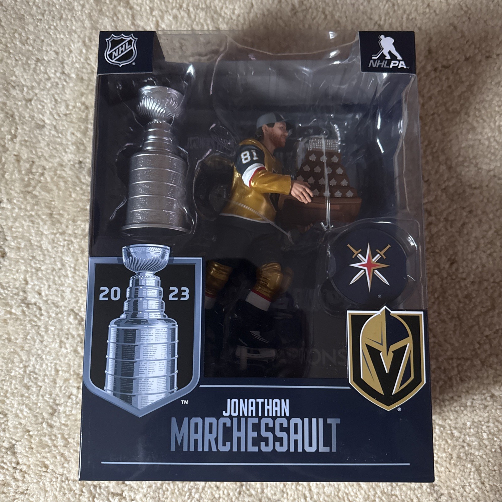 Mcfarlane NHL 7&Prime; Posed Figure Jonathan Marchessault Stanley Cup Golden Knights
