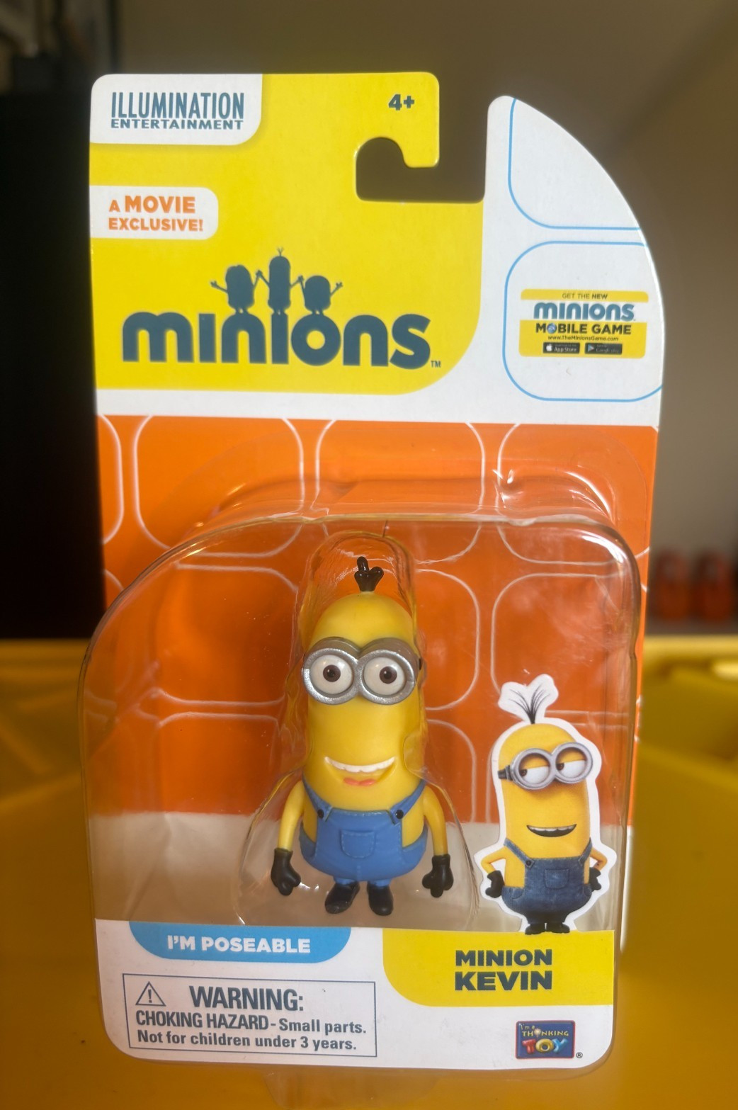 Despicable Me Minions THINKWAY Toys – Minion Kevin 3”