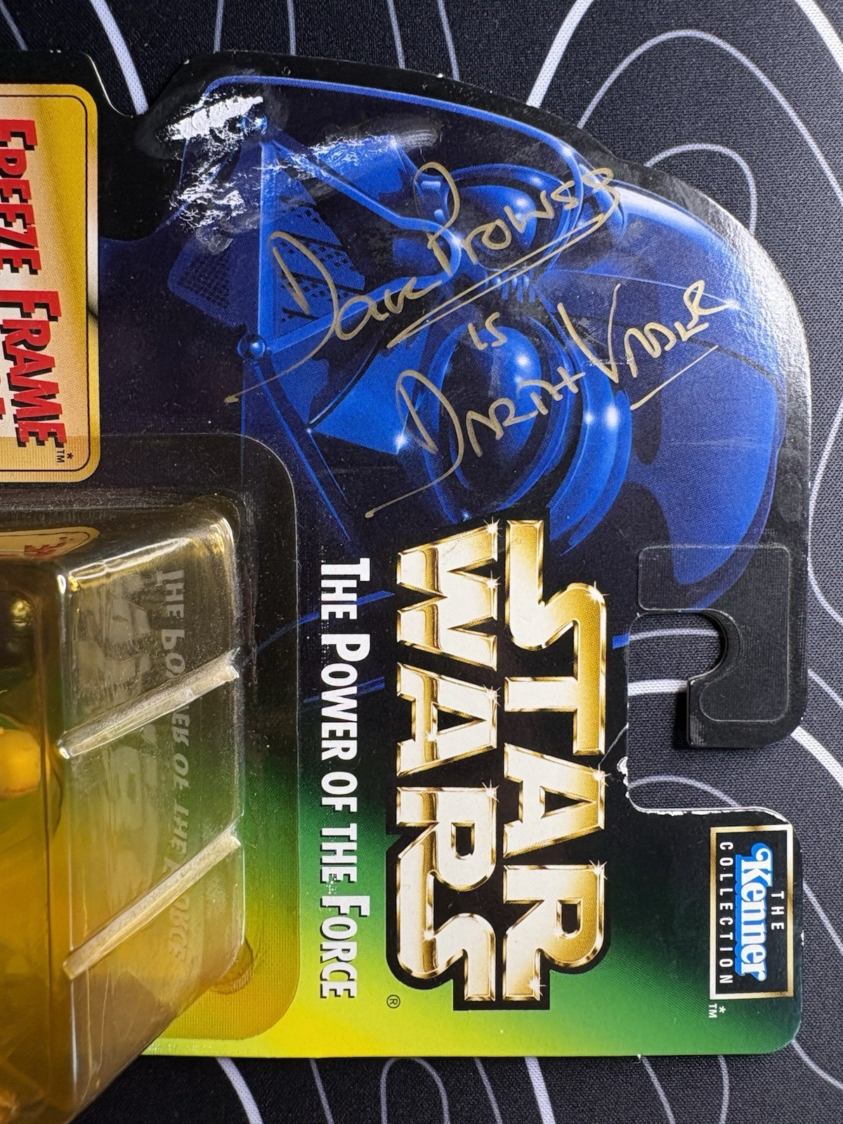 Star Wars David Prowse Signed Darth Vader Action Figure 1997